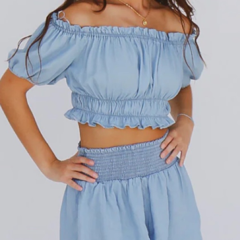 Chambray top